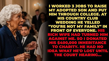 My Adopted Son Yelled “You’re Not My Family” — So I Donated His Inheritance To Charity...