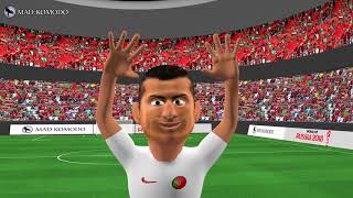 Piala Dunia 2018, Video Animasi Lucu Parodi Pertandingan Portugal vs Maroko