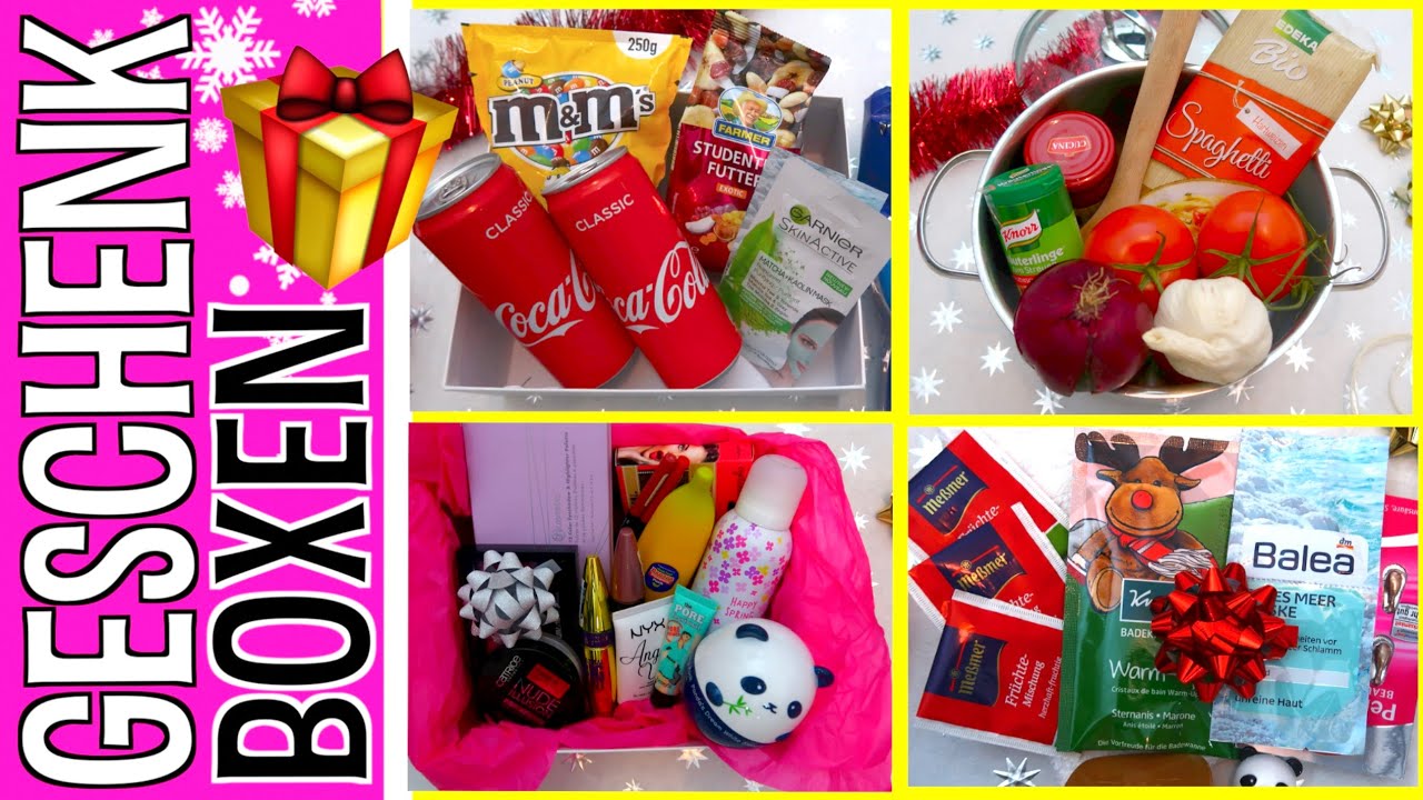 Last Minute Geschenkideen Zu Weihnachten 10 Diy Geschenkboxen Selber Machen Youtube