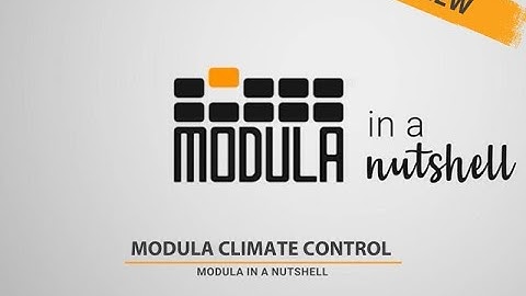 Modula Climate Control: Precise Temperature Storage for Sensitive Goods | Modula in a Nutshell (EN)