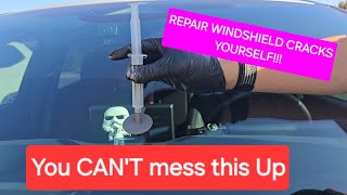 This was easier than I thought! windshield chip and crack repair. Any one can do it! by Rob Daman 1,102 views 1 month ago 8 minutes, 12 seconds