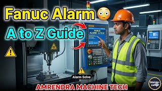 CNC VMC Machine Fanuc Alarm A to Z 🔥 Full Troubleshooting Guide Hindi