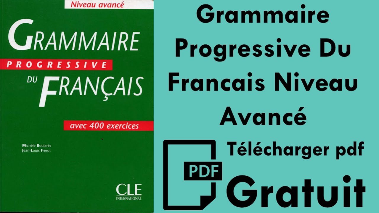 Grammaire Expliquee Du Francais Exercices Pdf