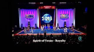 Spirit of Texas Purple Royalty 2015 Cheer Worlds Finals