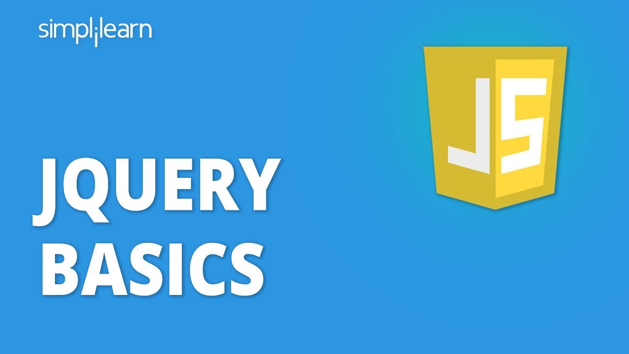 jQuery Tutorial | jQuery Tutorial For Beginners |  jQuery |  jQuery full course | Simplilearn
