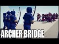 Can the Archer Army Defend the Bridge!? - Totally Accurate Battle Simulator