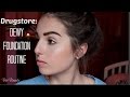 Drugstore: Dewy Foundation Routine