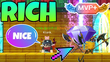 Rich Trading Room in SkyBlock Blockman go