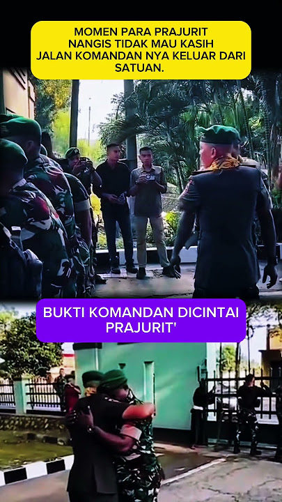 MOMEN HARU PERPISAHAN KOMANDAN DAN ANAK BUAHNYA‼️#shorts #fyp #trending #tni