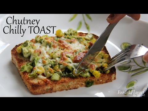 chutney-cheese-toast-|-easy-indian-vegetarian-appetizer-and-evening-snacks-recipes-by-shilpi