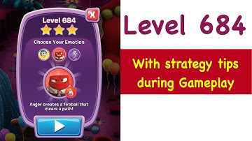 Inside Out Thought Bubbles - Level 684 - Tips and Strategy Gameplay Walkthrough No Boosters