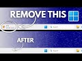 How to Remove Widgets from Windows 11 Taskbar (Turn Off Weather Icon)
