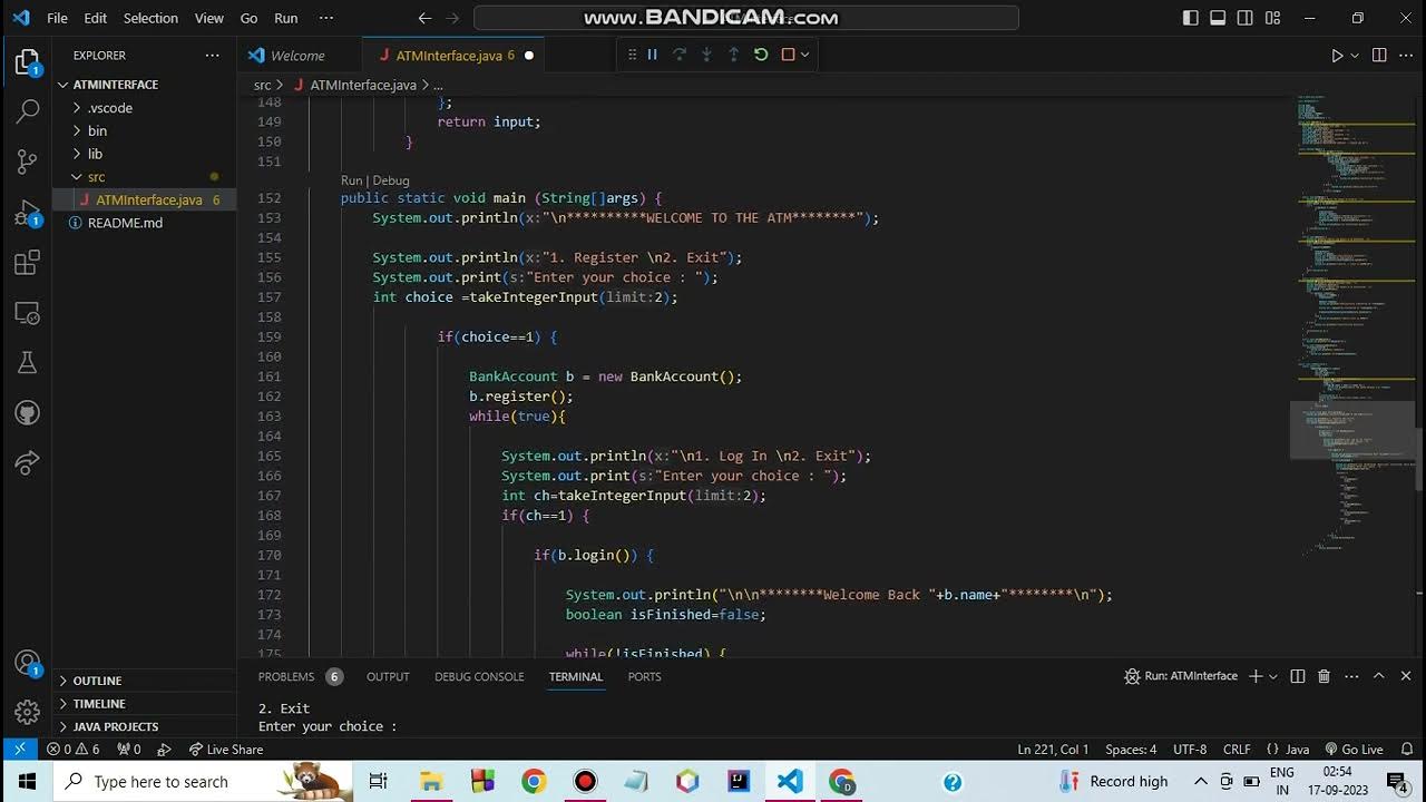 ATM Interface using Java - 2 | ATM Machine | With Source Code | Java ...