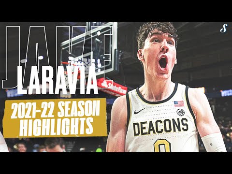 Jake Laravia Wake Forest 2021-22 Season Highlights | 14.6 PPG 55.9 FG% 38.4 3P%