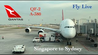 Qantas QF-02  Singapore to Sydney Flight Report (Airbus A380)