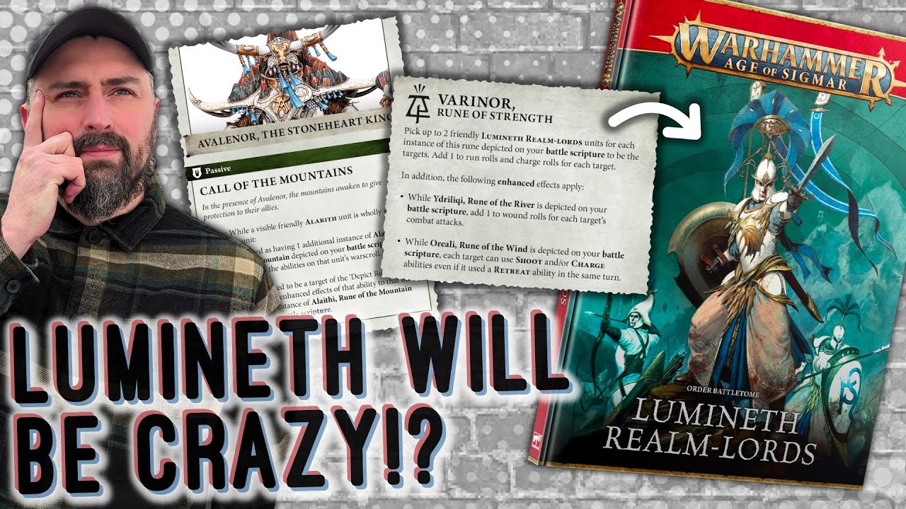 Inside Lumineth's New Rune Mechanics | Age of Sigm ar 4
