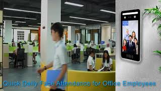 AI08 Dynamic face recognition access control attendance terminal