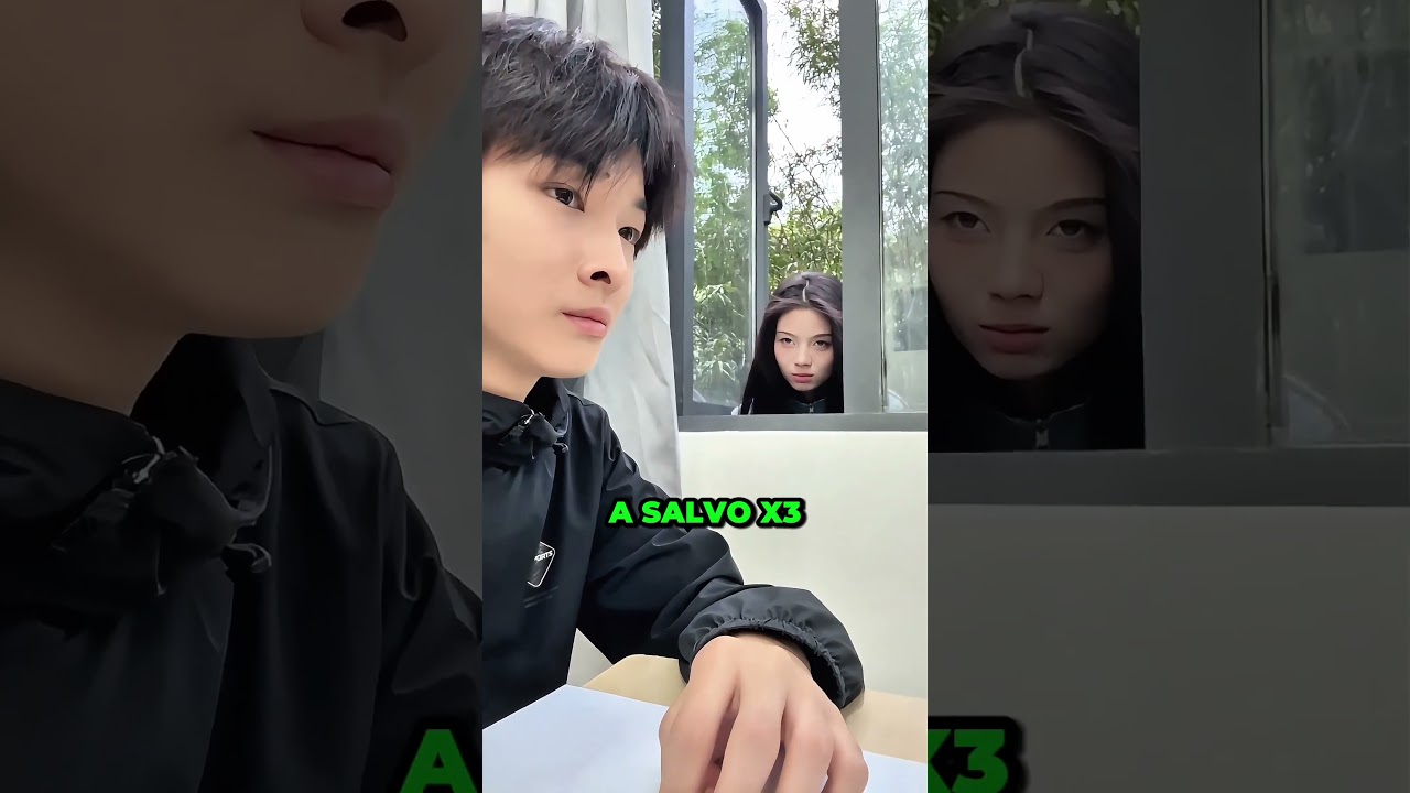 Ella se dio un golpe contra un poste y él casi se echa a reír 😂 #couple #prank #funny