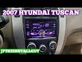 2007 Hyundai Tuscan radio removal and kenwood double din install