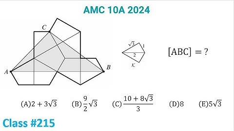 AMC 10B 2024 Geometry Preparation 10A Problems Solutions Tips Fundamentals Crash Course Walkthrough
