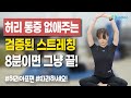 과학적으로 검증된 허리 스트레칭! 8분이면 그냥 끝! 허리 아프신 분들 필독!