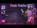 CLEANEST Hive Pack Folder EVER....