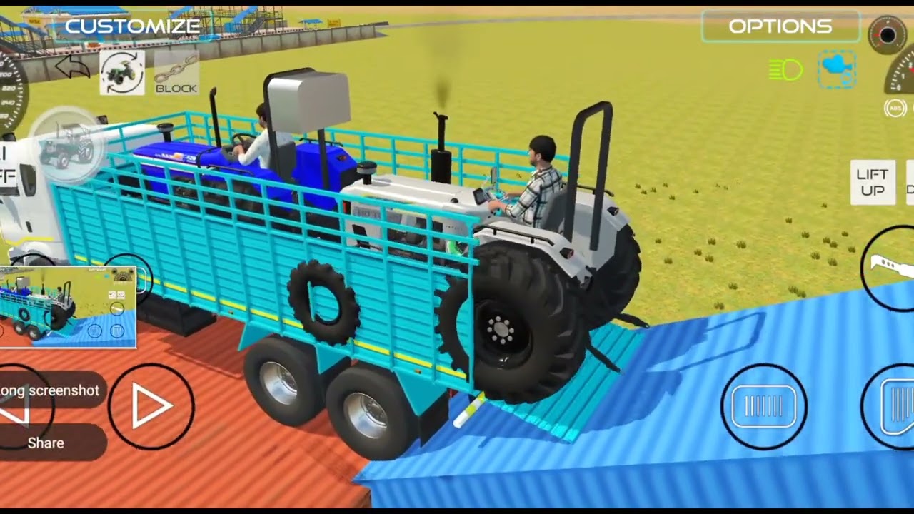 Extreme Tractor Transport Challenge Over Dangerous Container Bridge | Heavy Truck & Farming Simulat