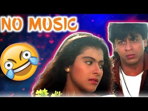 Tujhe Dekha Toh Ye Jana Sanam No Music No Music Saharukh Khan Kajol Old Songs