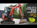 HYDRAULIC HOSES &amp; CONNECTORS - Is your excavator piped for a Hydraulic Hitch?