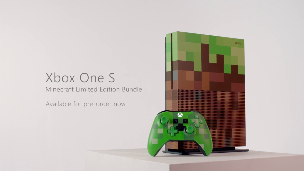 Xbox One S Minecraft Limited Edition - Gamescom 2017 4K Reveal Trailer HD