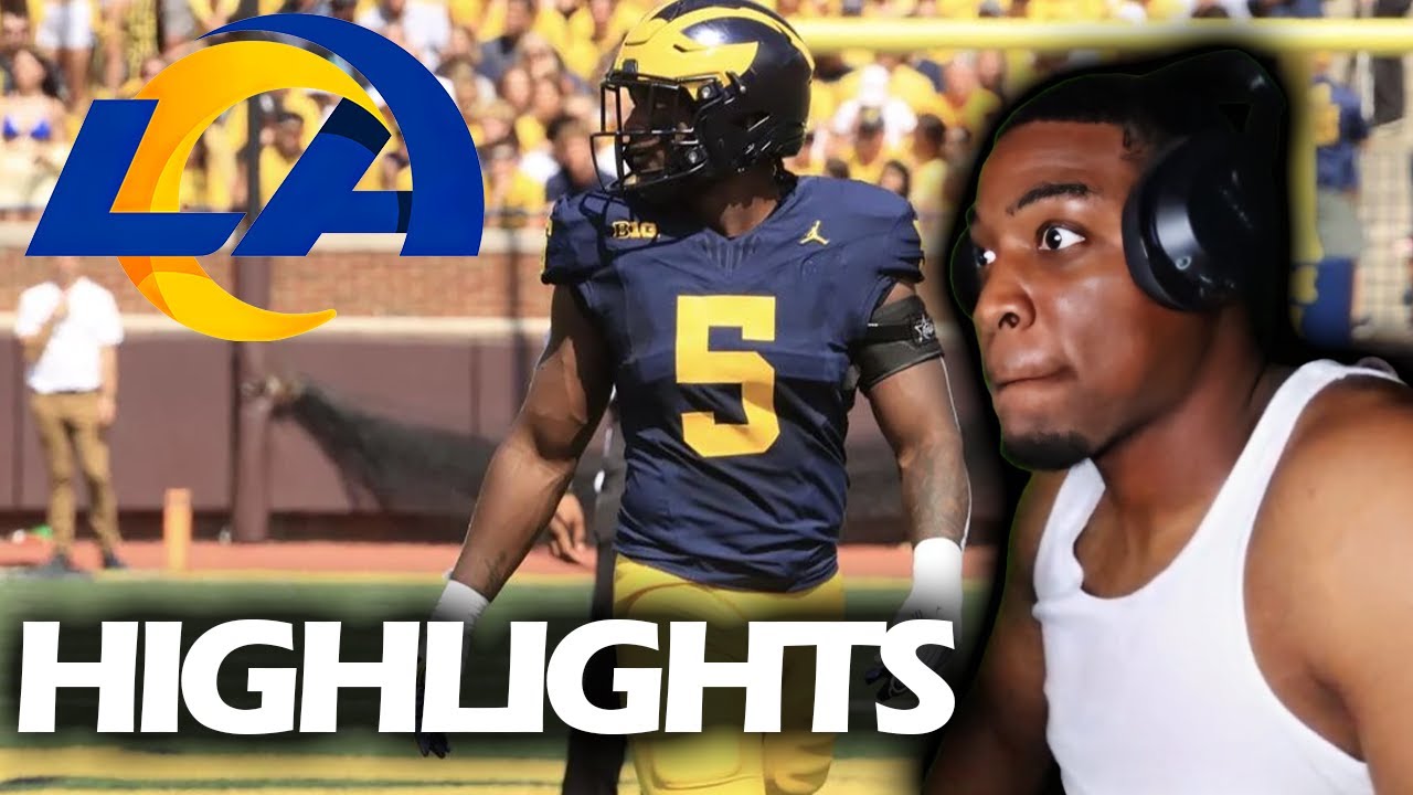 (EDGE) Josiah Stewart Highlights | 2025 NFL Draft - LA Rams