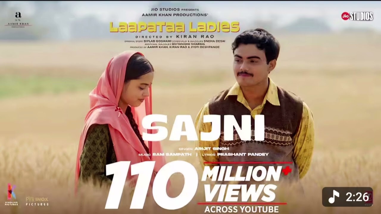 O Sajni e ||song|| Laapataa ladies 2.0||mixtaper||