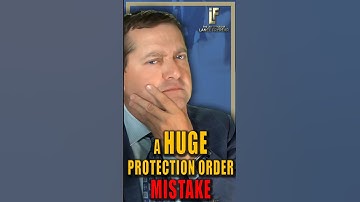 A HUGE Restraining/Protection Order Mistake | Washington State Attorney