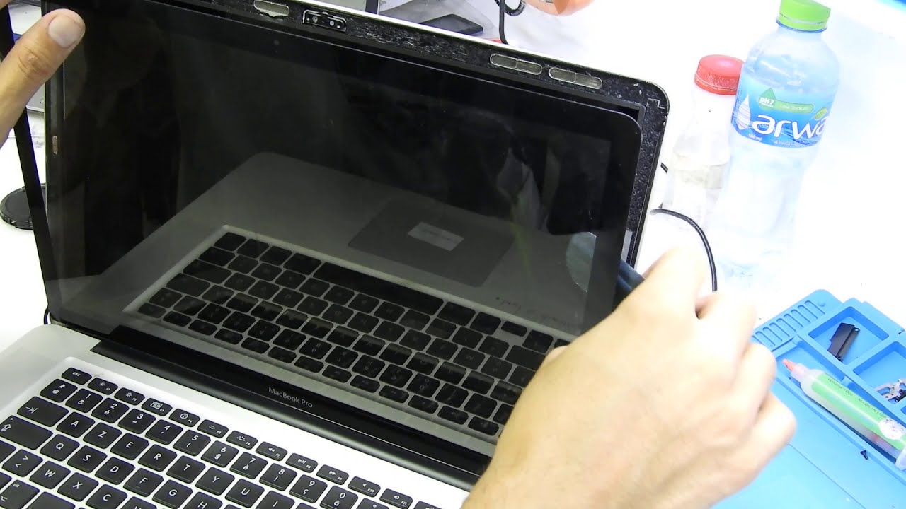 Change Macbook Pro Display Glass 15 inch LCD Glass replacement YouTube