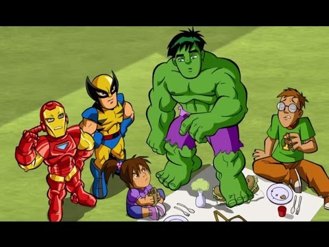 Маленькие супергерои марвел мультфильм