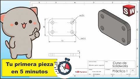 Curso SolidWorks 2024 desde cero: Modela tu primera pieza en minutos