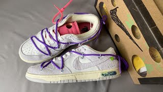 Nike Dunk Low Off White Lot 15 DJ0950 101 Review From Supkicks