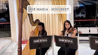 Ave Maria - Schubert | Harpa e Violino | Sonho Musical - Brasília