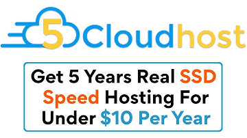 5CloudHost Review - Real SSD Speed Hosting for Under $10 a Year (No More Hosting Bills Until 2025)