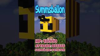 Summsballon der brummende Heißluftballon #minecraft #minecraftbuilding #minecraftshorts