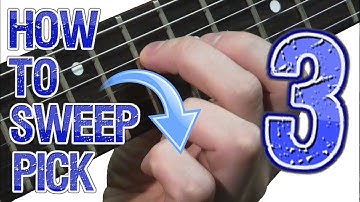 How to Sweep Pick #3 - Finger Rolling