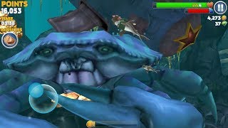 Super Crab Boss Vs Hammerhead Shark - Hungry Shark Evolution
