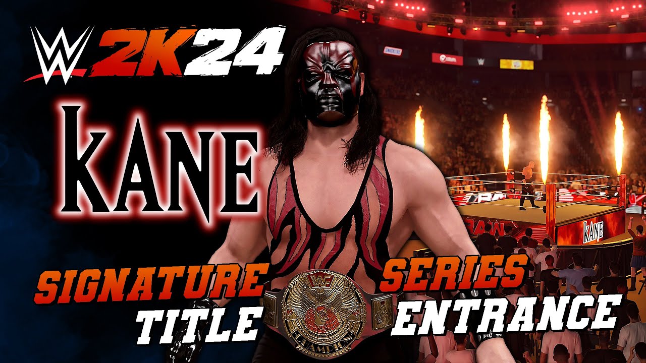 WWE 2K24: Kane Signature Series Championship | 60 FPS - YouTube