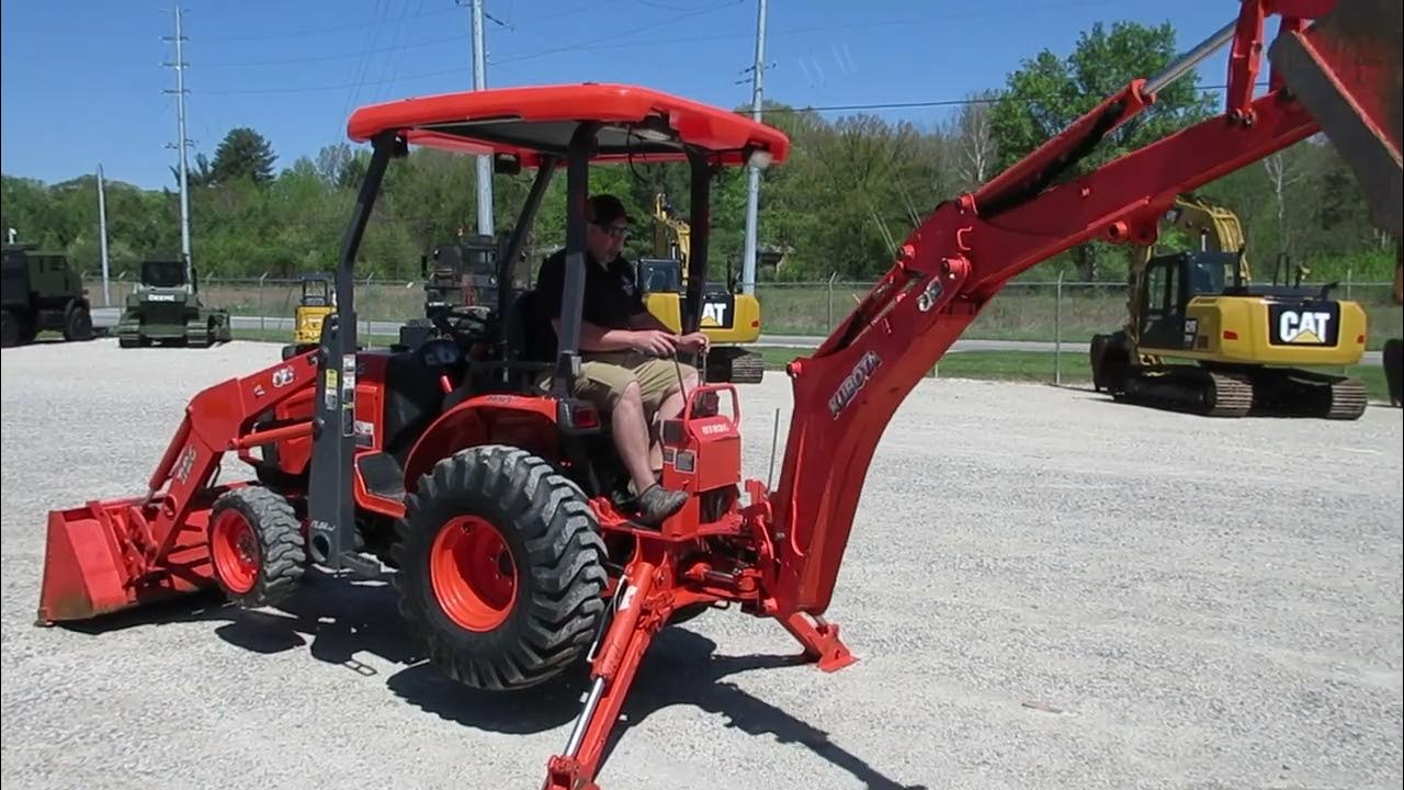 2019 Kubota B26 4x4 backhoe loader C&C Equipment YouTube