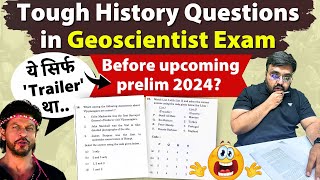 Will Prelims 2024 Be Tougher? UPSC Geoscientist 2024 History Question Paper Analysis by Pratik Nayak