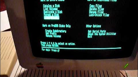 Apple IIc system demo