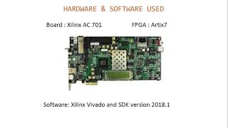 MicroBlaze and Ethernet based design on Xilinx Artix 7 evaluation board (AC 701) and Vivado screenshot 5