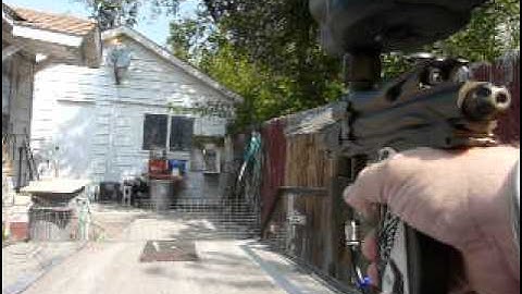 System X NME paintball marker  shooting video,  ramping and FPS consistency