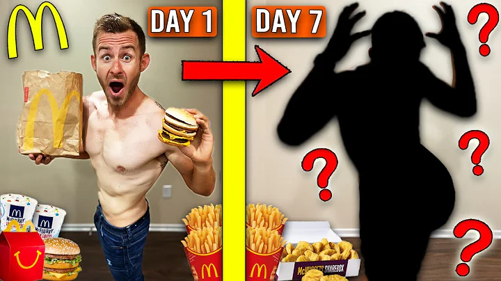I Ate 5,000 Calories of McDonalds a DAY For a WEEK...