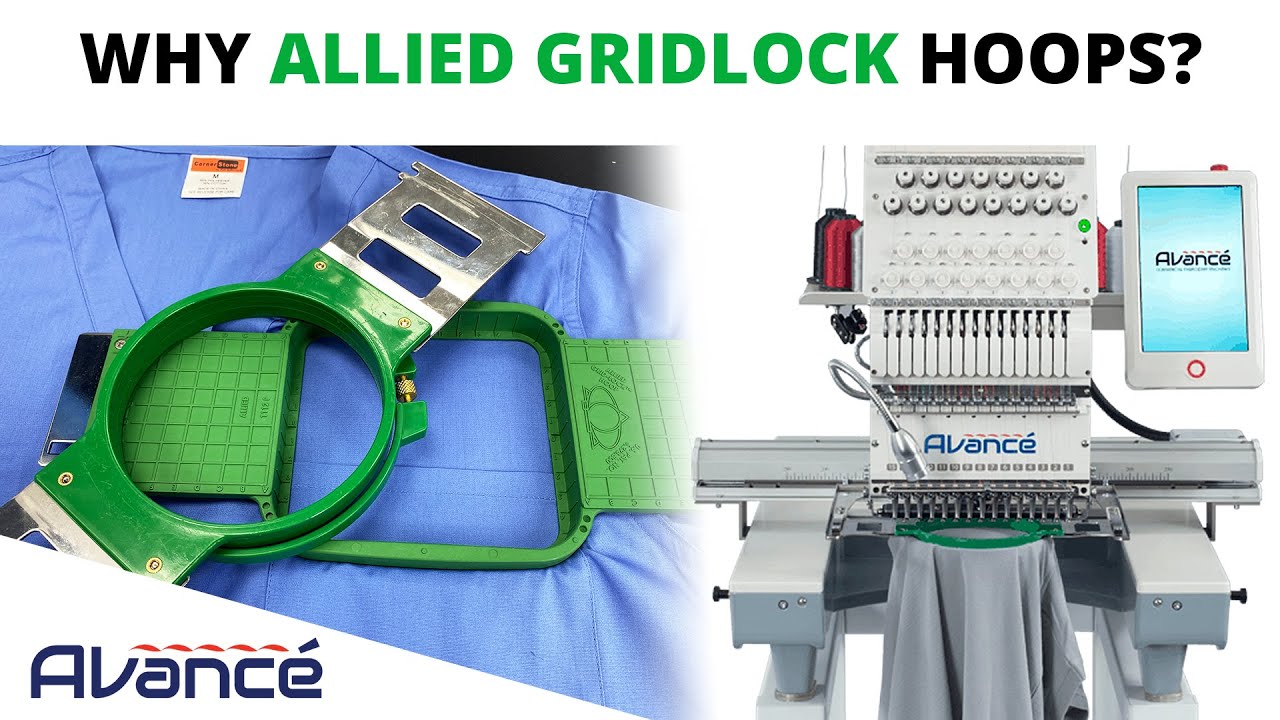 Allied Hoops for Commercial Embroidery Machines YouTube